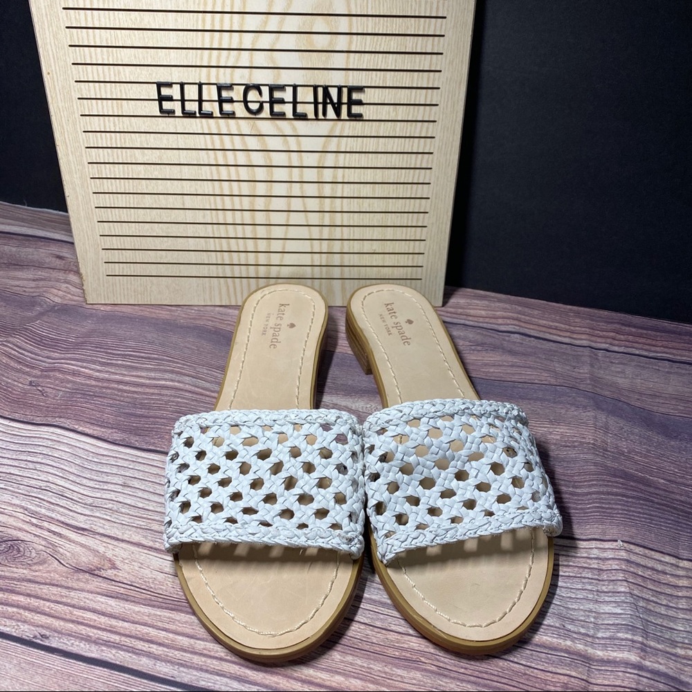 KATE SPADE NY | Berlin Slide Sandal white sz 9